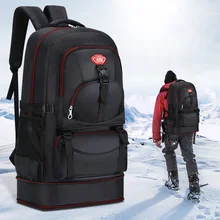 50L Outdoor Waterproof Mountaineering Backpack Men Large Capacity Sport Bags For Man Camping Backpacks Hiking Travel Bag Pack