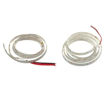 

2 Pcs 1M 60-3528 SMD Waterproof LED Light Strip DC12V (Green & Red)