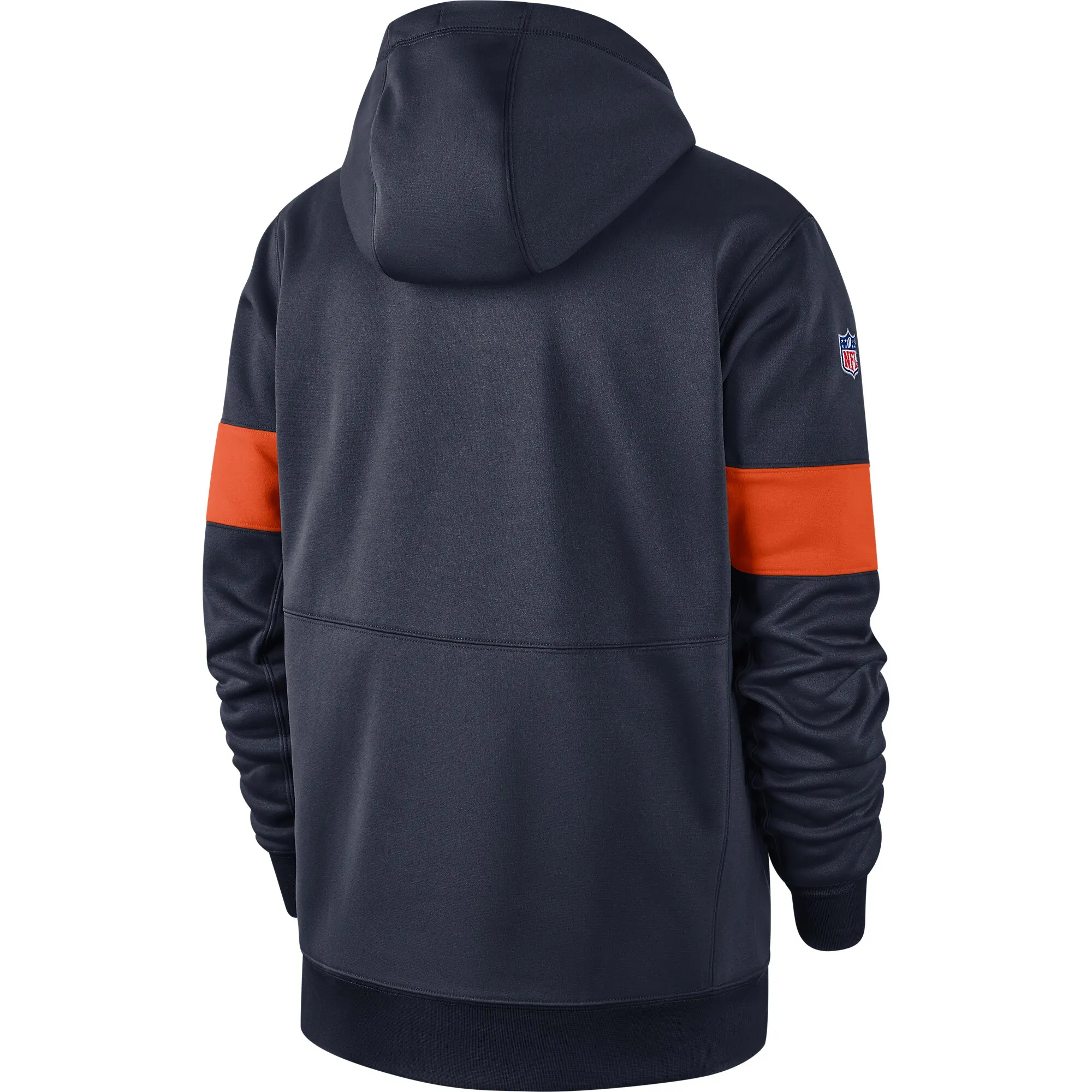 Chicago Bears куртки для мужчин Sideline производительность Full-Zip Hoodie Navy