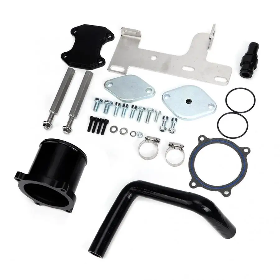 Автомобильный клапан автомобиля EGR охладитель дроссельной заслонки Delete Kit подходит для Dodge Ram 6.7L Cummins дизельный вакуумный электромагнитный клапан