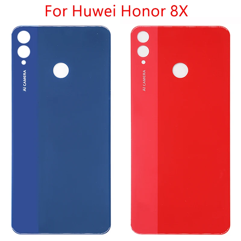 Новинка 100% задняя крышка для Honor 8X заднее стекло корпуса Замена Huawei