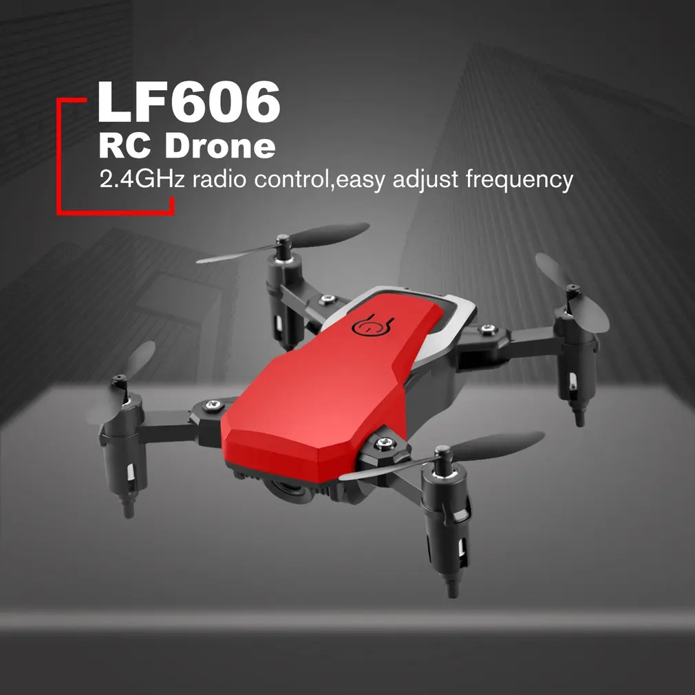 LF606 Wifi FPV складной Радиоуправляемый Дрон с 4K HD камерой удержание высоты 3D переворачивает Безголовый режим вертолет самолет