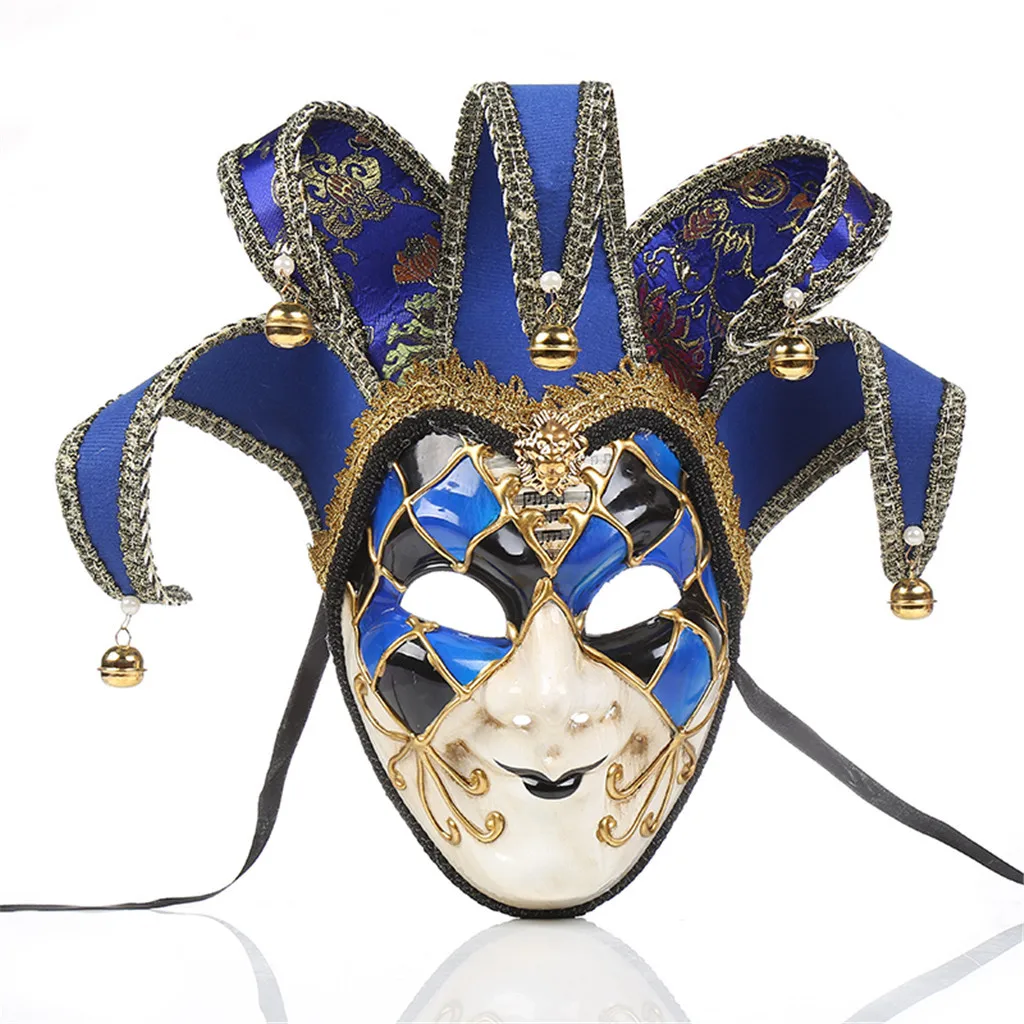B Warm mask Хэллоуин маска велосипедиста атмосферное платье Маскарадная маска Смола Музыка карнавал стены пасхальное украшение Подарочная маска 30O8 - Цвет: B Warm mask