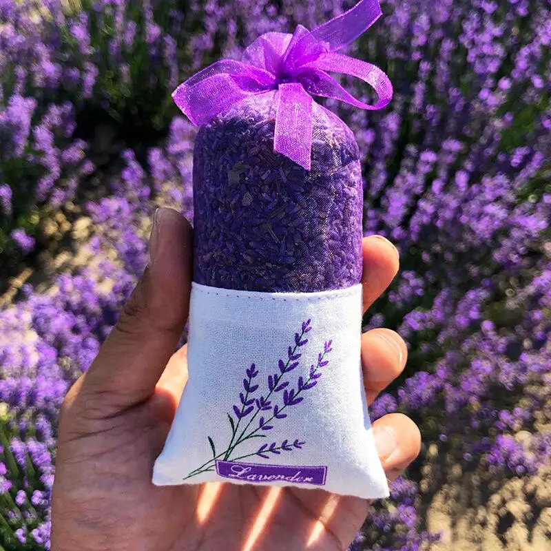 New Natural Lavender Bud Dry Flower Sachet Bag Car Room Aromatic Air Refresh Desiccant Home Fragrance Sachets Moth &ampMildew | Дом и сад