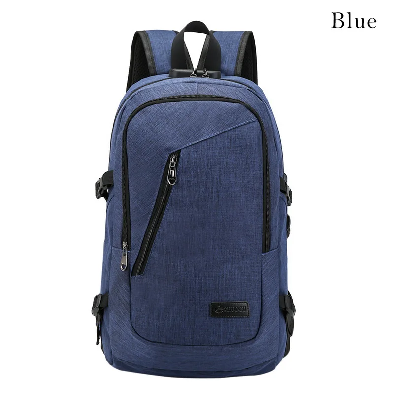 Hifuar рюкзак для мужчин, школьный, студенческий, Loptop Backbags для IPAD, подарок, USB рюкзак для путешествий, рюкзак Mochila Hombre, рюкзак для мужчин - Цвет: Синий