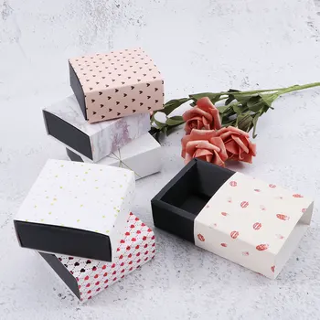 

1 Pc Handmade Soap Boxes Party Present Gift Packaging Box Sweet Birthday Wedding Favor Boxes For Candy Cake 6 Style Fashion