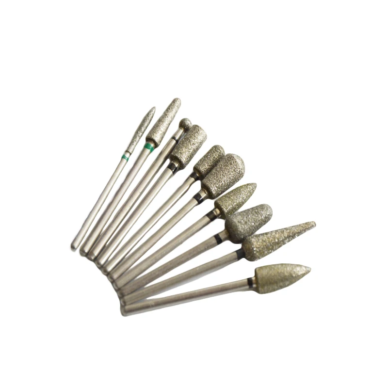 20 Pcs/2 Kits Zd103 Dental Lab Hp Diamond Burs Polisher Trimming Drill