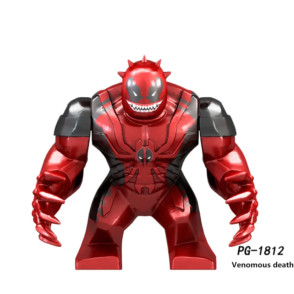 7cm big super hero building blocks carnage kingpin