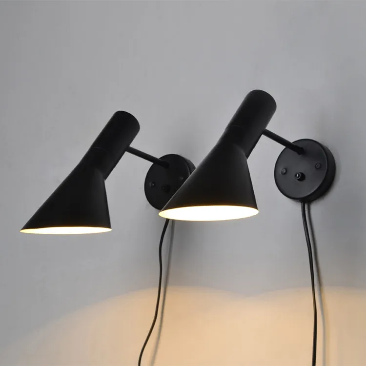 Современный настенный светильник бра прикроватный для чтения Arne Jacobsen креативный