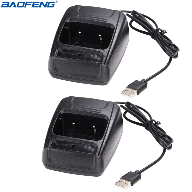 2 шт. зарядное устройство USB 5 в 1 а для рации Baofeng BF-888S BF 888S | Мобильные телефоны и