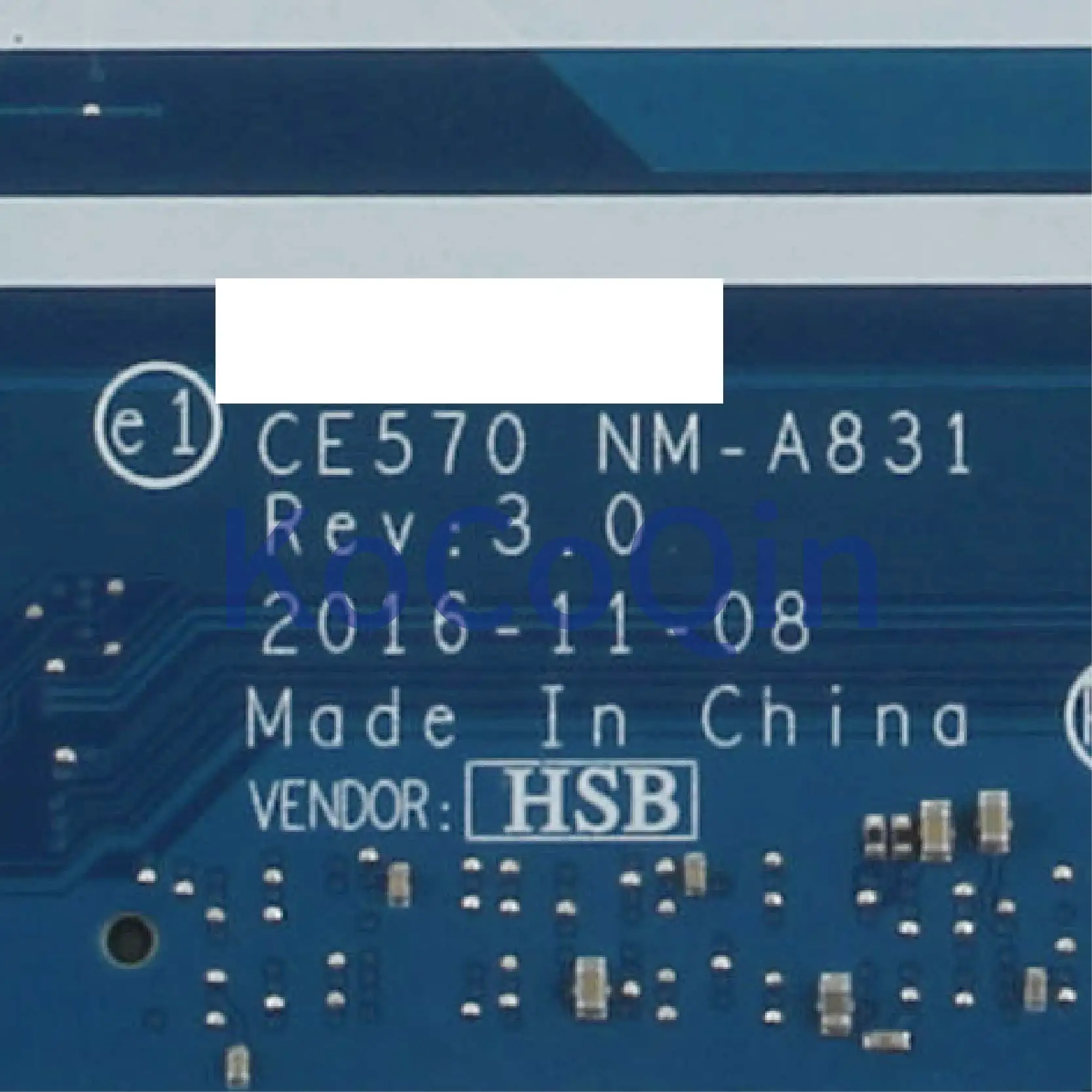 KoCoQin ноутбук материнская плата для Lenovo Thinkpad E570 I5-7200U материнская плата 01EP391 CE570 NM-A831 SR2ZU