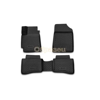 

3D mats in the interior fit for Toyota wish 2009, p. r. 4 PCs (P