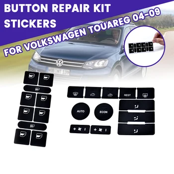 

Car Repair Stickers Glass Lift Air Condition Climate Control Switch Button Decals Kit For VW For Volkswagen Touareg 2004-2009