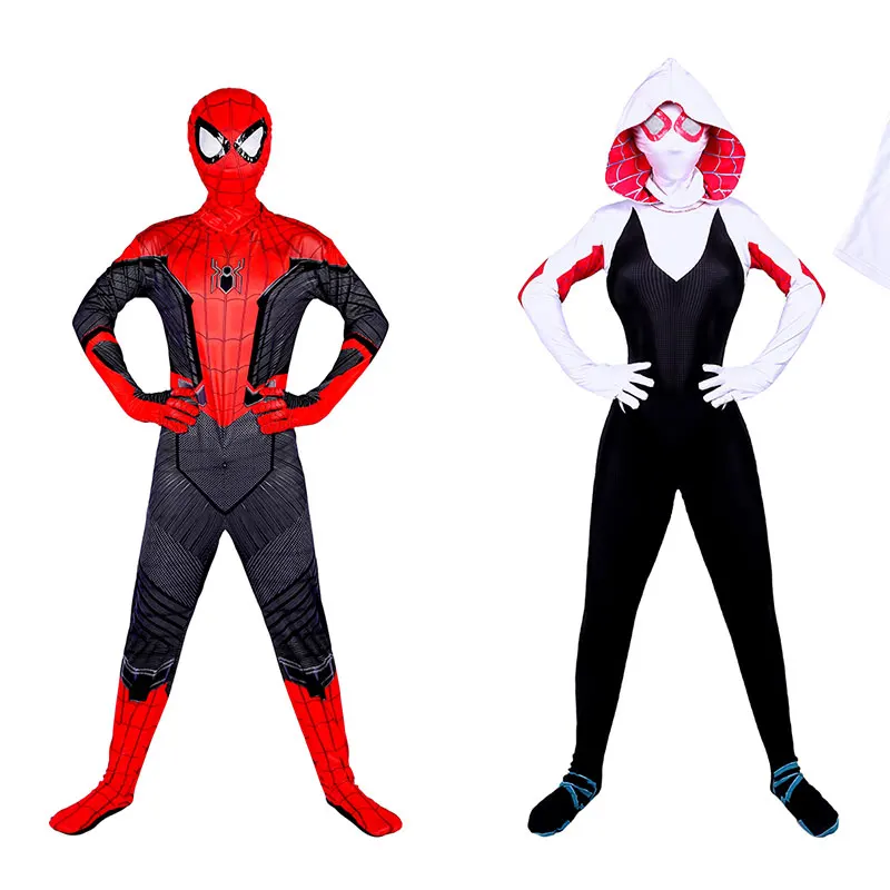 Детский костюм на Хеллоуин человек-паук костюм Человека-паука для женщин 3d alois Trancy косплей костюм взрослые мужчины с изображениями супергероев для детей, ползунки, комбинезоны, одежда DBR311