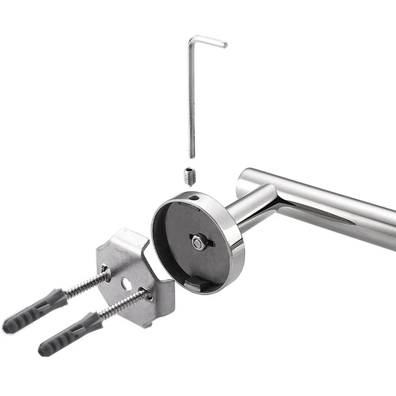 SUS 304 Stainless Steel Toilet Paper Holder Round Tissue Holder Paper Roll Dispenser
