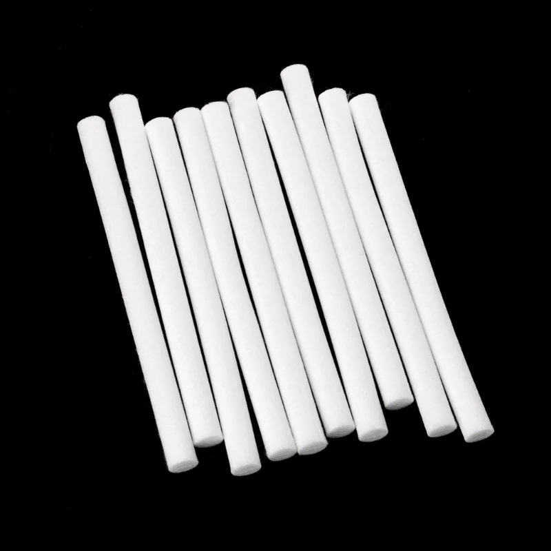 Recambio de filtro para humidificador, varilla de esponja de algodón para humidificador Usb, difusor de Aroma, generador de niebla, humidificador de aire, 7x95mm, 10 unidades