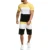 Мужские Наборы Мужская Одежда из 2 Частей Jogger Set Полосатый Принт Спортивные Костюмы Повседневные Шорты Комплект Летней Модной Одежды Мужской Короткий Спортивный Костюм