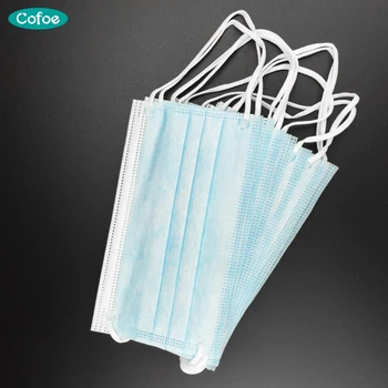 

cofoe mask 10 pcs / bag Non-woven fabrics dustproof universal mask