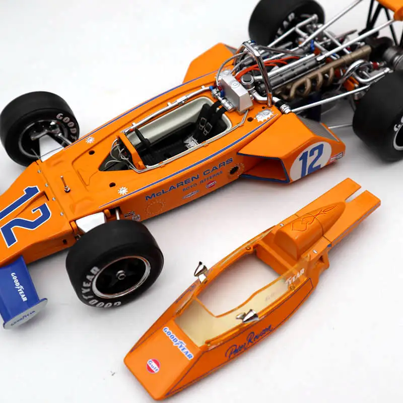 1:18 Replicarz для 1972 Индианаполис 500 Питер Ревсон#12 R184826 оранжевые литые модели автомобилей Коллекция Ограниченная серия