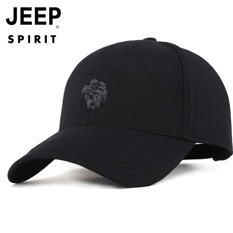 

Jeep Men's Baseball Cap Fashion Popular Duck Tongue Cap Outdoor Sunscreen Sunshade Cap Dad Cap Leisure Sports Cap Adjustable