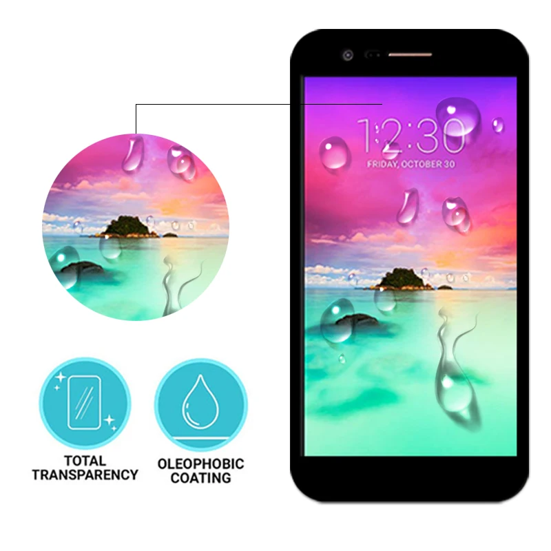 2 шт стекло на для LG K10 Закаленное стекло протектор экрана K 10 защитная пленка полное покрытие 9h tremp Броня Защита 2.5D