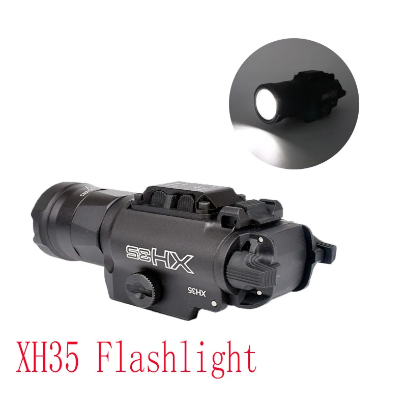 

Tactical light XH35 Weaponlight Ultra-High Dual Output White LED Tactical Hunting Brightness Adjustment & Strobe White Light