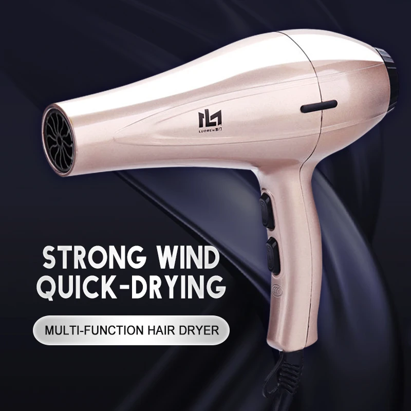 Мощный Фен для волос с отрицательными ионами, холодный/горячий ветер, электрические Фены 3200 Вт с насадкой для сбора воздуха, парикмахерский инструмент 40D