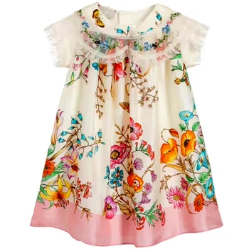 

Girls Dress 2020 Summer Style Kids Clothing Sleeveless Outfits Girls Princess Flower Dress