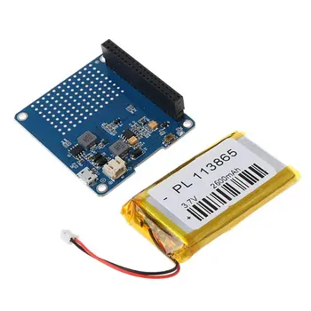 

UPS HAT Board Module 2500mAh Lithium Battery For Raspberry Pi 3 Model B/Pi 2B/B+/A+ Q6PA