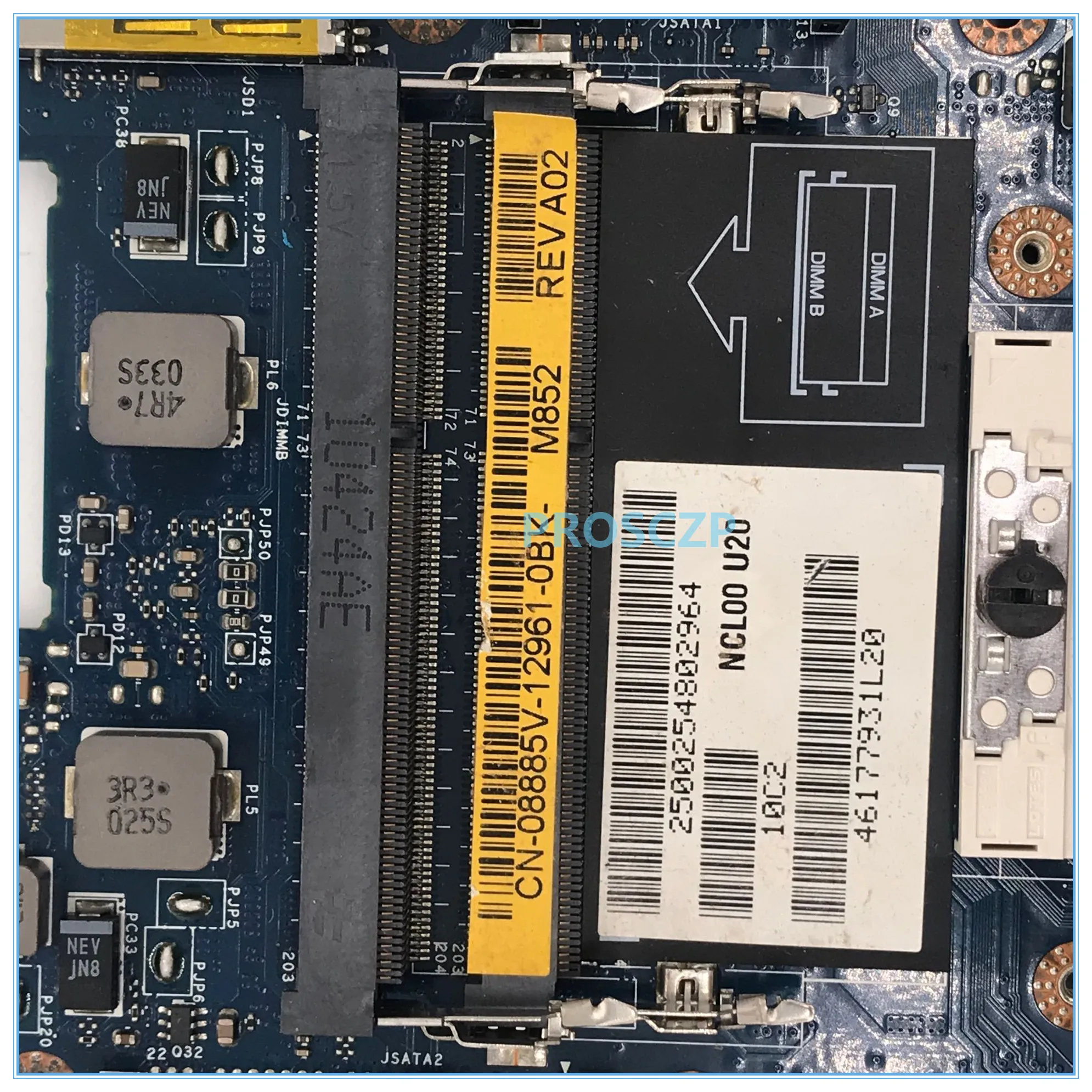 Высокое качество для E6410 Материнская плата ноутбука CN-08885V 08885V 8885V NCL00 LA-5471P QM57 работает хорошо