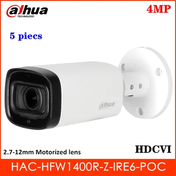 

Dahua 4MP POC Bullet Camera HAC-HFW1400R-Z-IRE6-POC HDCVI Camera with 2.7-12mm Motorized lens POC DC12V Smart IR 60m
