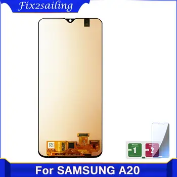 

New LCD For Samsung galaxy A20 A205/DS A205F A205FD A205A Display Touch Screen Digitizer Assembly Super AMOLED