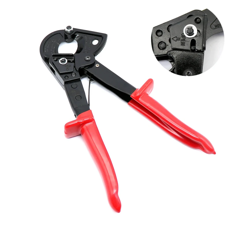 Heavy Duty Ratchet Cable Cutter Cut Up To 240mm2 Ratcheting Wire Cut Hand Tool