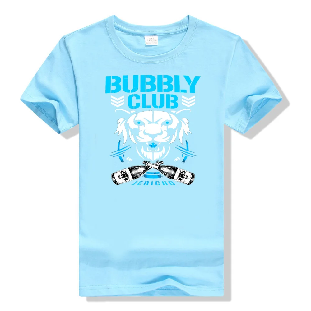 Bubbly Club Chris Aew Njpw Jericho Bit Of The Bubbly пародия черная футболка S-3Xl базовые модели футболки