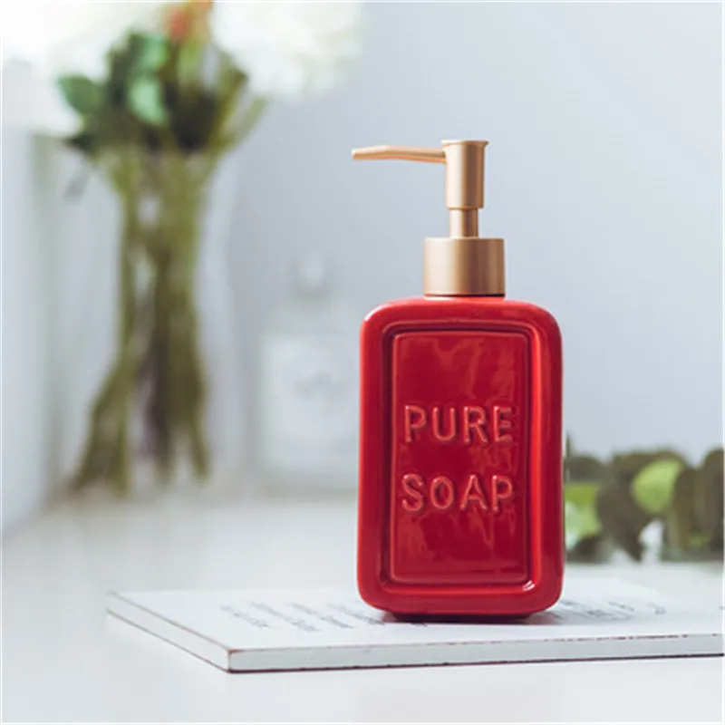 470ML Liquid Soap Dispenser Ceramic Shampoo Hand Sanitizer Pump Bottle Kitchen Bathroom Accessories Outdoor Travel Bottle 470ML Liquid Soap Dispenser Ceramic Shampoo Hand Sanitizer Pump Bottle Kitchen Bathroom Accessories Outdoor Travel Bottle
