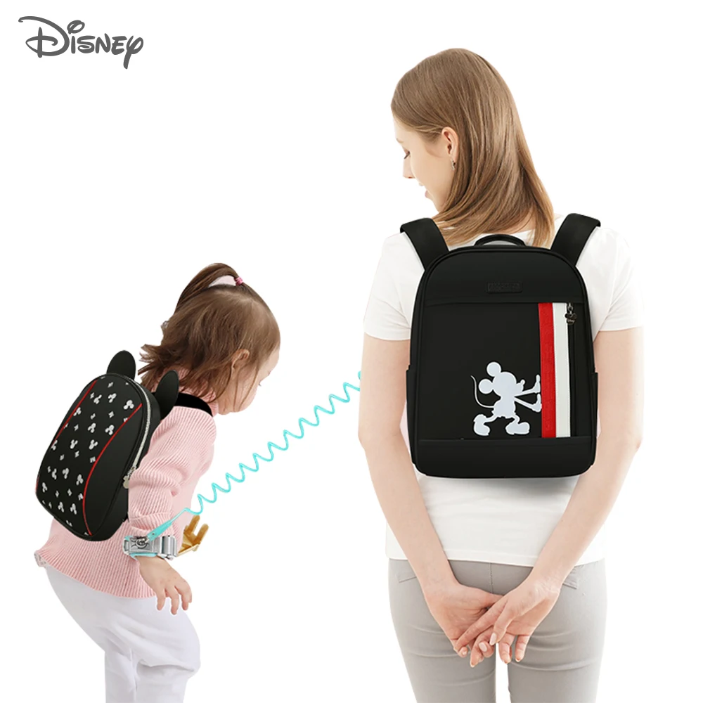 Сумка для детских подгузников disney, USB, влажная сумка, теплая, милая, для мам, для мам, подгузник, коляска, утепленный рюкзак для путешествий, Микки, Минни, коляска