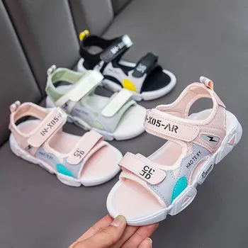

New Summer Children Sandals for Boys Girls 2020 Fashion Wild Baby Soft Bottom Beach Shoes Comfortable Non-slip Kids Sandals