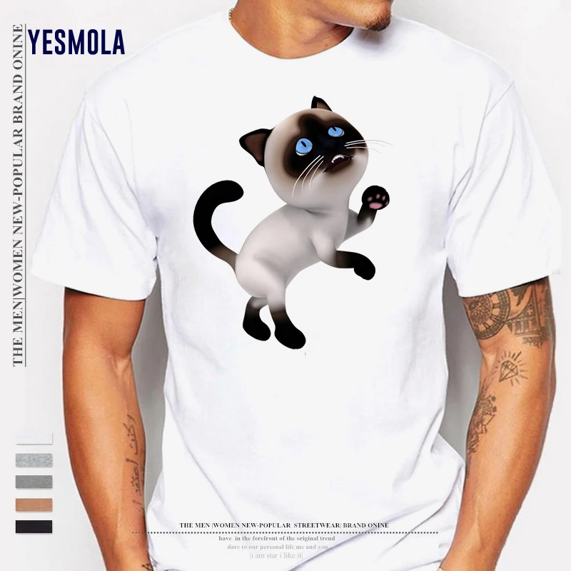 

YESMOLA Summer Men's T Shirt 3d Print Cat Shirt Animal Graphic Tees Tops Men/women Cute Puppy Face Tee Funny Pet T-shirt