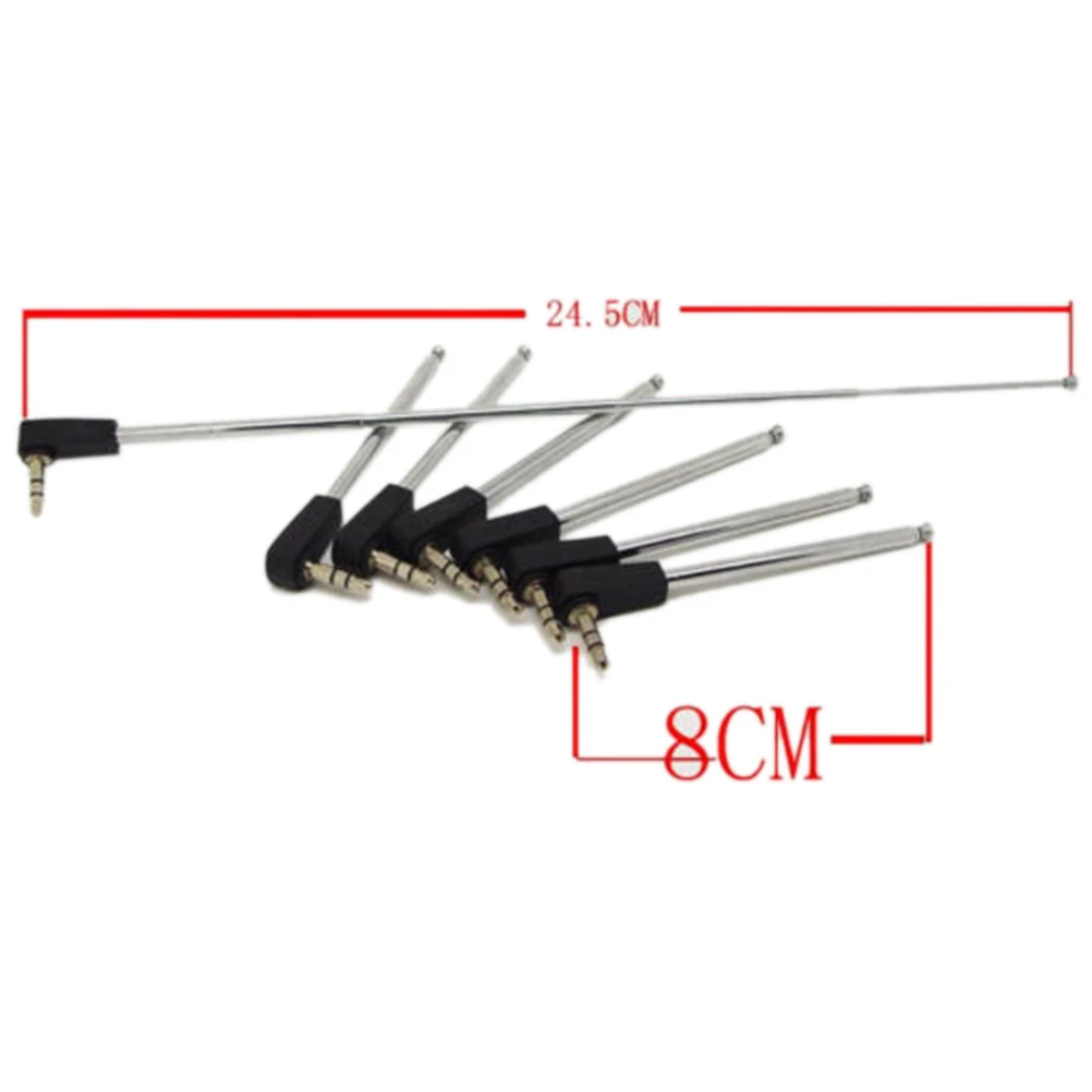 3.5mm Male FM Radio Antenna For Mobile Cell Phone Mp3 Mp4 Audio Equipment 245mm Length 1pcs