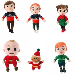 25-30cm Cocomelon JOJO Family Christmas Plushes Animation Plush Dolls Toys For Kids Adult Birthday Christmas Gifts Free Shipping