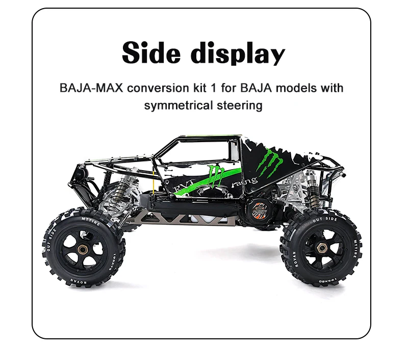 Металлические детали для модернизации конверсионный комплект для BAJA-MAX Расширенный рычаг подвески амортизатор для BAJA-MAX аксессуар