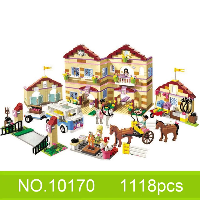 lego friends riding
