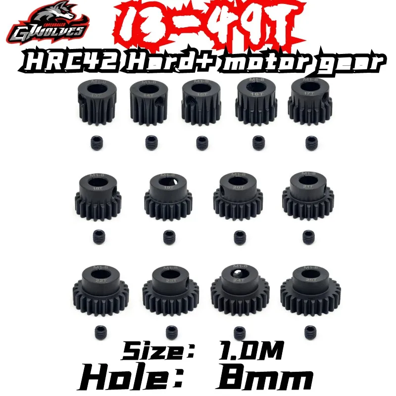 Steel Rc Motor Gear Metal Rc Motor Gear Parts Accs 13t49t Rc