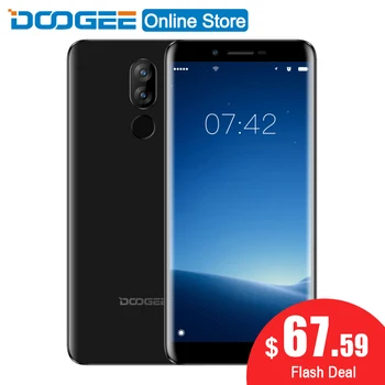 

DOOGEE X60L Android 7.0 Fingerprint 5.5'' Mobile Phone MTK6737 2GB+16GB 3300mAh Battery Dual Cameras 13MP+8MP 4G OTA Smartphone