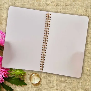 

1PCS Journal Notebook Diary Book Medium A5 Hardcover 90 Pages Dot Grid White School Office Supplies