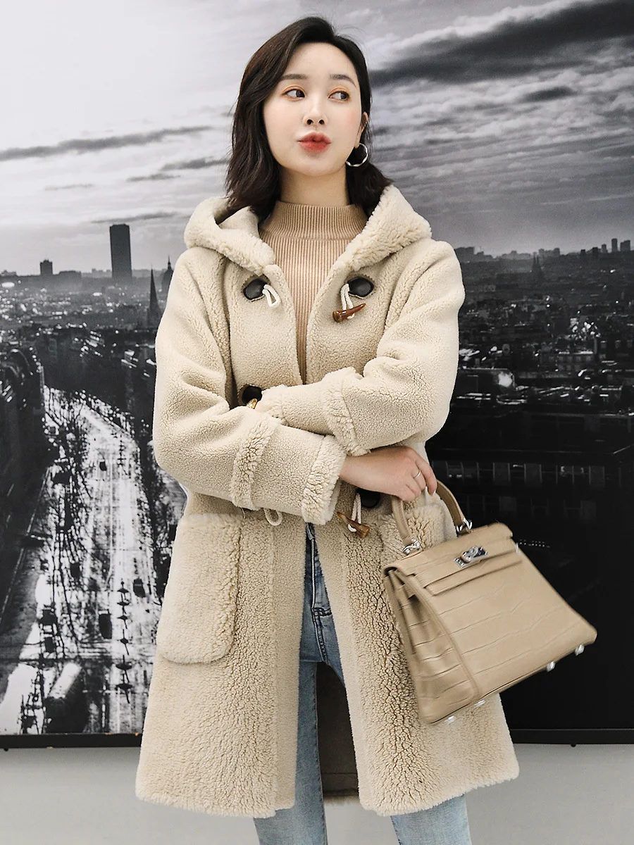 Cappotto In Pelle Di Pecora Shearling Toscana Marrone - 100 - Foto 11