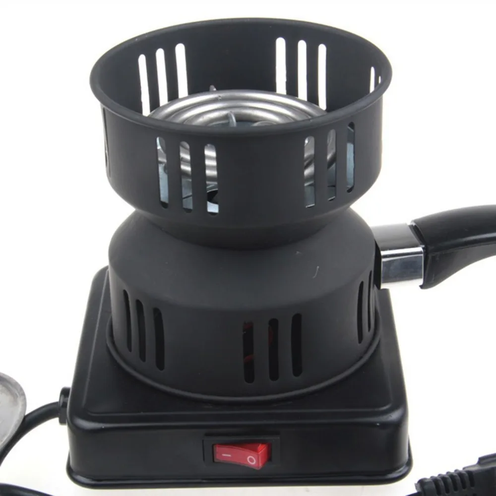 650W Metal Electric Charcoal Burner Including Removable Tray + Tongs Thickened Stove for Household Use Heater | Бытовая техника