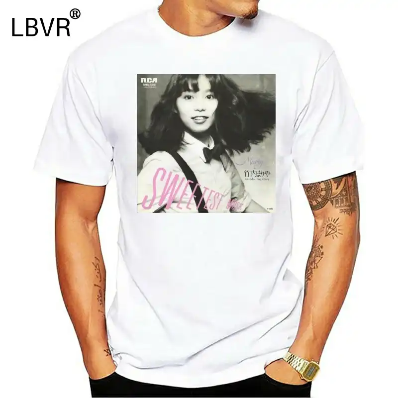 Fashion New Top Tees Tshirts Mariya Takeuchi Sweetest Music Japanese Japan Jpop City Pop Vaporwave T Shirt Graphic Tees Aliexpress fashion new top tees tshirts mariya