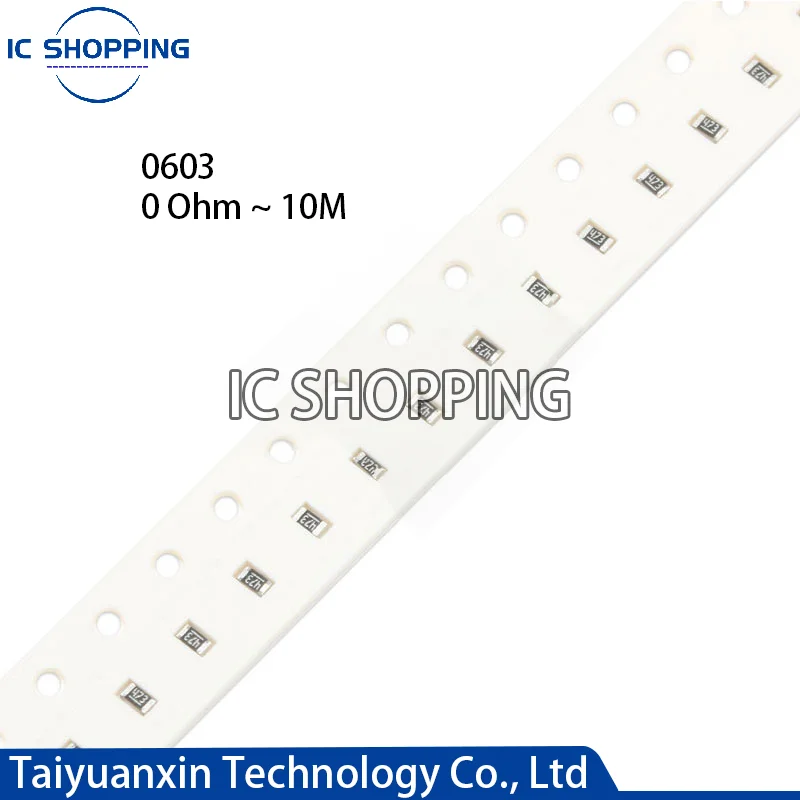200 шт. 0603 SMD 1/8 Вт Чип резисторы 0 ~ 10 м 2 1K 4 7 K 5 1 10K 100K 100 220 330 Ом 470 | Электронные