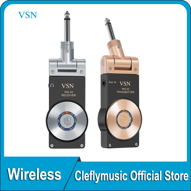 VSN sistema inalámbrico de guitarra, receptor transmisor inalámbrico para  guitarra eléctrica, bajo, Piano, violín con amplificador|Accesorios y  piezas de instrumentos eléctricos| - AliExpress